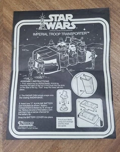 Vintage Star Wars Imperial Troop Transportanleitung guter gebrauchter Zustand - Bild 1 von 4