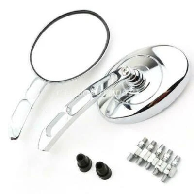 Хромированные мотоциклетные зеркала заднего вида для Harley-Davidson Dyna Wide Glide FXDWG - Изображение 1 из 4