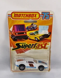 MATCHBOX 75 Lesney N°8 De Tomaso Pantera SUPERFAST 1975 OVP - Bild 1 von 2