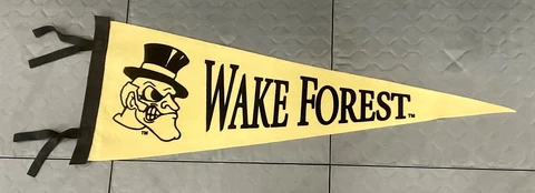 Wake Forest Demon Deacons Vintage NCAA Wool Pennant Cover