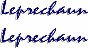 2 pc LEPRECHAUN Camper RV Vinyl Decal Sticker Graphics Stickers 43 inch - Bild 1 von 1