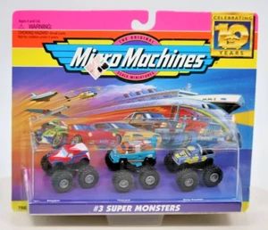 Micro Machines 10th Anniversary #3 Super Monsters Vehicles 1997 New In Box - Picture 1 of 15