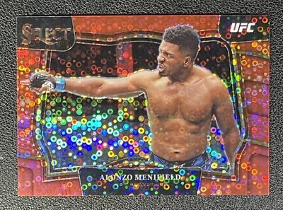2023 Select UFC Alonzo Menifield Octagonside #282 H2 Red Disco Prizm 45 /99 - Image 1 of 2