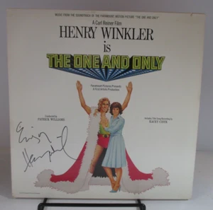 COVER ONLY! SIGNED by HENRY WINKLER "The One and Only" Soundtrack LP (NO VINYL) - Picture 1 of 3