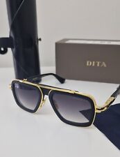 Dita LXN-EVO Sunglasses DTS403-A-01 Matte Black/Yellow Gold/Grey Gradient