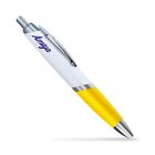 AMIYA - Yellow Ballpoint Pen Calligraphy Violet  #203372