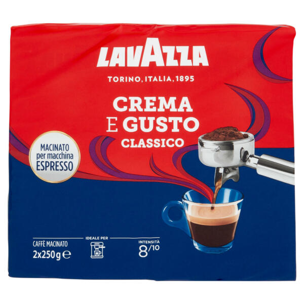 Coffee Lavazza cream and flavour coffee ground Strong Espresso For Moka 250g x2 Photo Related