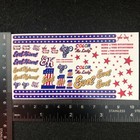 Clear 1:64 Waterslide Decal for Hot Wheels JDM VW Silverado Camaro Evel Knievel