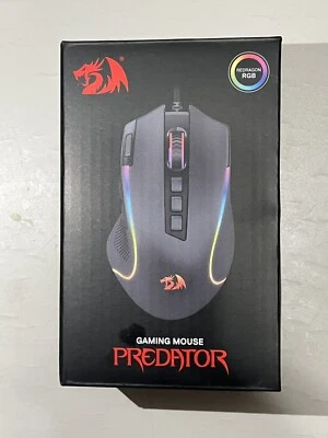 Redragon M612 Predator RGB Gaming Mouse,8000 DPI Wired Optical Gamer Mouse - Image 1 of 4