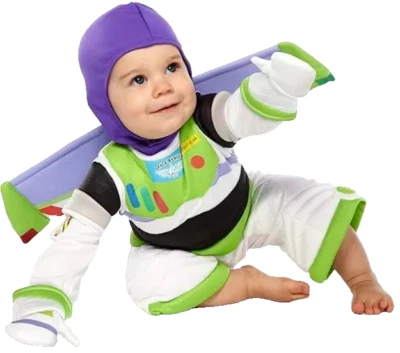 Disney Pixar Buzz Lightyear Costume for Baby – Toy Story - 3/6, 18/24 months - Image 1 of 4