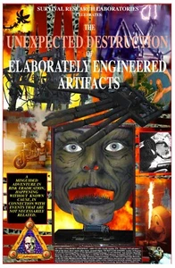 Original Survival Research Labs COLOR Poster "Unexpected Destruction"  Austin 97 - Picture 1 of 1