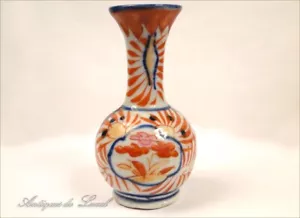 Porzellan Vase Imari Blumen 19. Jh. - Bild 1 von 1