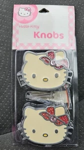 Hello Kitty seltene Emaille Schublade oder Schrank Knauf Set mit Schrauben *LESEN - Bild 1 von 5