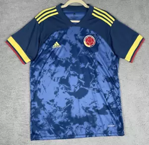 Maglia calcio Adidas 2020-2021 Colombia away uomo XL blu ricamata FI5295 - Foto 1 di 9