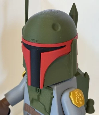 Impresión 3D - Figura de ladrillo BOBA FETT XL de Star Wars - 8,5 pulgadas / Inspirada en Lego Foto 1 de 4