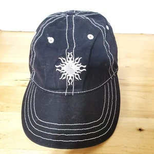 HYP Hüte schwarz Cap Mütze Ying Yang Sun Y2K Vintage verstellbar - Bild 1 von 9
