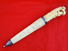 FINEST ANTIQUE NORWEGIAN SCANDINAVIAN CARVED KNIFE DAGGER Swedish Finnish Puukko