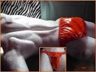 Roter Lackslip für Herren v. Laexa