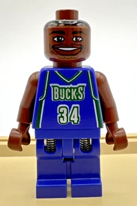 LEGO nba005 Ray Allen NBA Basketball Bucks Minifigur SCHNELLER VERSAND! - Bild 1 von 7