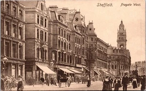 Fargate West Sheffield Accident Centre Postcard - Picture 1 of 2