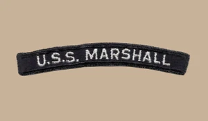 US Navy DD-676 USS Marshall Destroyer 1943-1969 UIM Schulter Wippe Tab (02) - Bild 1 von 1