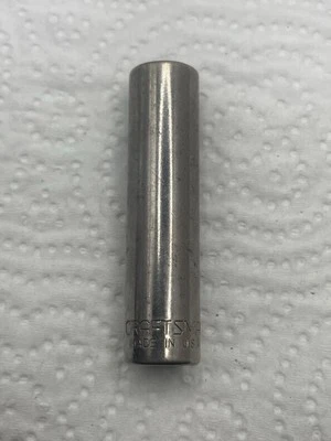 Vintage Craftsman USA 11/32" 6 Point 1/4" Drive Deep Socket inverted G1 43576 - Image 1 of 4