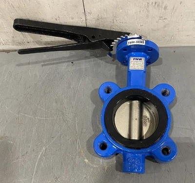 FNW 800 Series 3" Brida Lug EPDM Palanca Manija Válvula Mariposa FNW832EM Foto 1 de 4