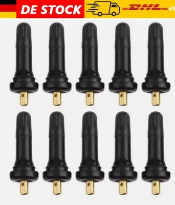 10 Stk RDKS Gummiventil 13 Snap-in Ventil Alufelgen Reifen Kontrolle Druckluft @ - Bild 1 von 4