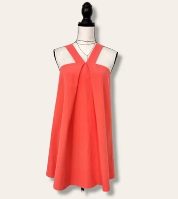 NEW Loveriche Coral A-Line Halter Short Dress Size S - Image 1 of 4
