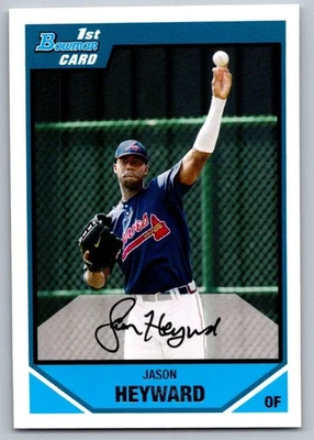 2007 Bowman Draft Picks & Prospects Jason Heyward Atlanta Braves #BDPP54 - Image 1 of 2