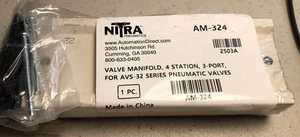 NUEVO: Colector neumático AM-324, 4 posiciones con juntas y tornillos. - Imagen 1 de 1