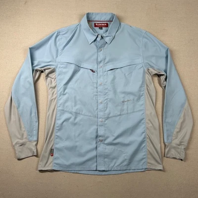 Simms Shirt Womens M Fishing Snap Long Sleeve Stretch Vented Outdoor Hiking - Image 1 of 4