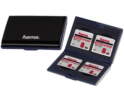 Hama Speicherkarten-Tasche Box Hardcase Etui 4x Compact-Flash CF I II Card Karte - Bild 1 von 3