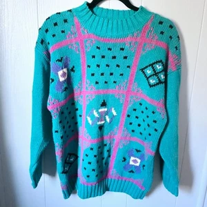62 East Vintage Pullover Gr. Medium warm kuschelig Strick bunt - Bild 1 von 11