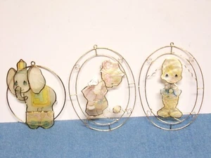 3 DE COLECCIÓN ENESCO CAPIZ CÁSCARA ELEFANTE NIÑOS GUARDERÍA PARASOL ADORNOS - Imagen 1 de 3