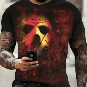 New Jason Tee Shirt ~ Jason T-shirt ~ Scary Shirt ~ Halloween Shirt ~ XL 46 - Picture 1 of 2