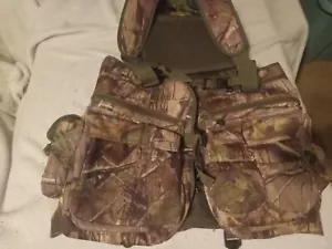 H.S. Strut Men's Deluxe Turkey Vest Polyester Real Tree APG M/L Camo - Picture 1 of 9
