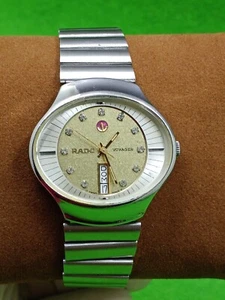 vintage RADO VOYAGER watch Automatic 17 Jewels Day / Date Indicator - Picture 1 of 20