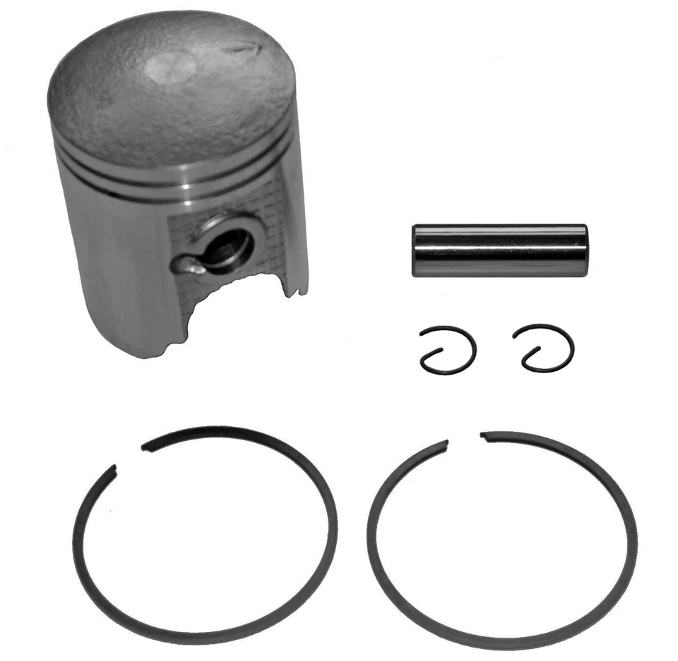 Kit de pistones +0,50mm gran tamaño para adaptarse a Suzuki GT185 (1974-1979) 49,50mm tamaño diámetro Foto 1 de 1