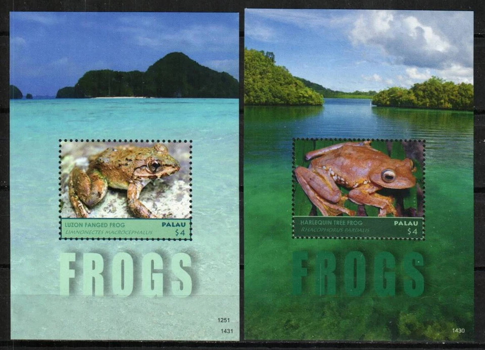 Palau Stamp 1248-1249  - Frogs - Image 1 of 1