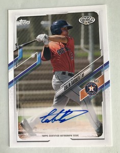 2021 Topps Pro Debut  COLIN BARBER   autograph signature  See description