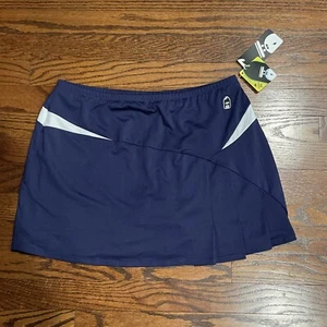 NWT DUC Womens Navy White Flirt 2 Tennis Pickleball Skort Skirt Large - Picture 1 of 4