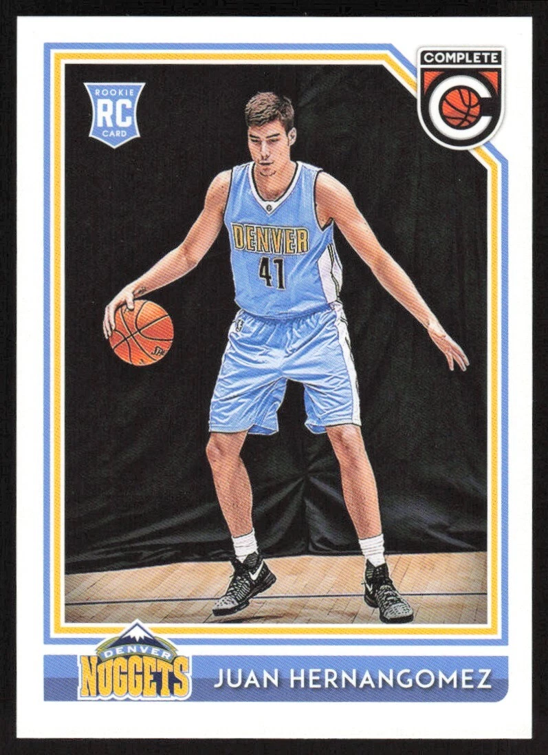 2016-17 Panini Complete Rookie Juan Hernangomez RC #228 Denver Nuggets