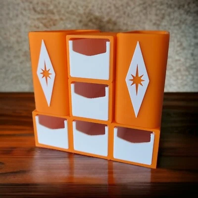 Organizador de Escritorio Estilo Vintage Estilo Vintage MCM 60s Inspirado Mediados de Siglo Moderno Era Espacial Foto 1 de 4