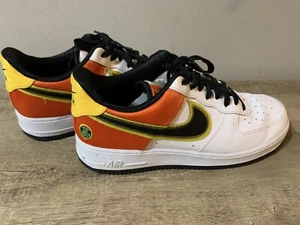 NIKE AIR FORCE 1 RayGun Ray aliens SIZE 10.5 10 1/2 No box As is White Low DS - Picture 1 of 12