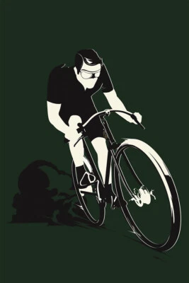 Bicicleta Vintage Ciclos Gladiador Arte de Pared Francés Decoración del Hogar - PÓSTER 20x30 Foto 1 de 4