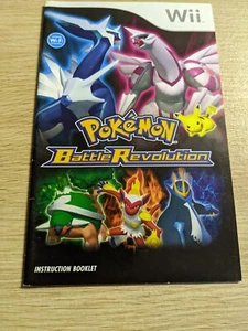 Pokemon Battle Revolution Nintendo Wii Genuine Manual Replacement - Picture 1 of 1