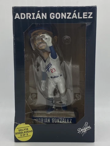 Adrian Gonzalez 2017 #2 SGA SELFIE Bobblehead - Los Angeles Dodgers BASEBALL NIB Cover