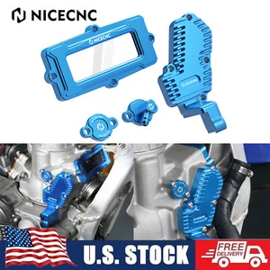 For Yamaha YZ250 YZ250X 1999-2023 NICECNC Cylinder Power Valve Cover Cap Kit Set - Picture 1 of 9