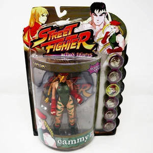 Figura Cammy Resaurus Capcom Street Fighter 1999 redonda sin usar sin usar sin usar para jugador con tarjetas 1 - Imagen 1 de 12